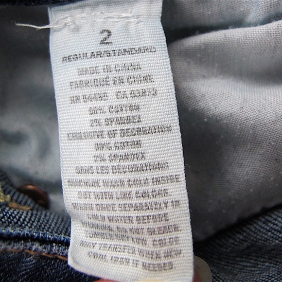 American Eagle Skinny Stretch Dark Blue Denim Jean - Picture 5 of 8